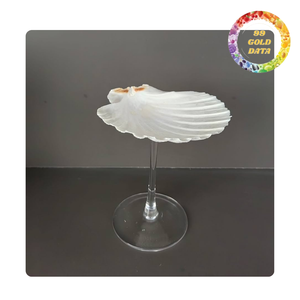 Verre à vin en coquillage de qualité supérieure pour la décoration de mariage en bord de mer et le service de cocktails en gros - Product Image 3