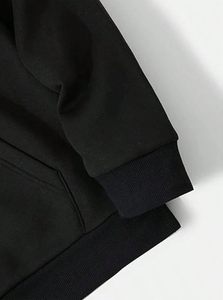 Sweat-shirt à capuche brodé pour femmes, OEM ODM, logo personnalisé, vente en gros, mode - Product Image 3