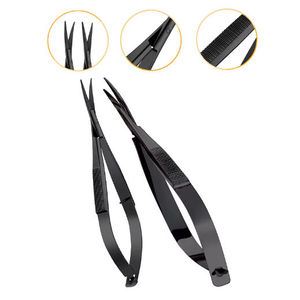 High Quality Spring Scissors Ceramic Stainless Steel Blade Dull Finish <b>Nail</b> Care Cuticle Manicure Beauty Manicure Scissors - Product Image 3