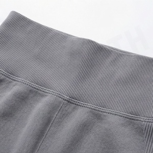 Leggings de Yoga para Mujer, Talla Grande, Cómodos, Sólidos, hasta la Rodilla, con Detalles Frontales, Ropa Deportiva para Gimnasio y Fitness - Product Image 5