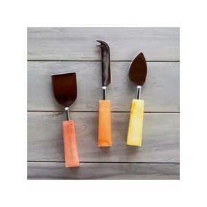 Contemporary Metal <b>Cheese</b> <b>Knife</b> <b>Set</b> Professional Serving Accessories for Restaurants and Cafés - Product Image 3