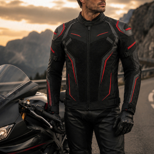 Wholesale Custom Logo Summer Breathable Mesh Street <b>Bike</b> Racing <b>Jacket</b> CE Armor <b>Men</b> Motocross Riding Textile Motorcycle <b>Jacket</b> - Product Image 6
