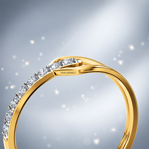 Anillo de Diamante Cultivado en Laboratorio con Diseño Abstracto Moderno para Mujer, Diseño Arquitectónico Único en Oro de 10K, 14K, 18K, Plata 925, 935 - Product Image 3