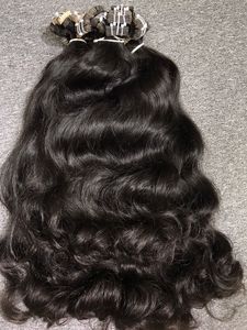 Hotrend-Bande de cheveux de luxe ondulés, couleur naturelle, cheveux humains vietnamiens, doublement étirés, un seul donneur, haute qualité, du Vietnam - Product Image 3