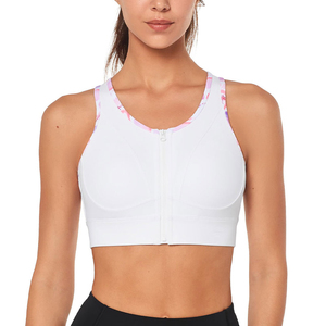 Sports <b>Bra</b> Women Fitness Front Adjustable Straps Yoga Wear Breathable Wireless High <b>Stretch</b> Support Activewear Top - Product Image 3