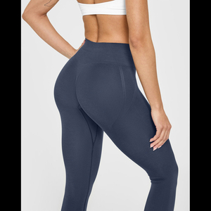 Leggings de performance unis pour femmes, taille haute, extensibles, doux, respirants, longueur intégrale, pour entraînement, gym, fitness, yoga, course à pied, décontractés - Product Image 4