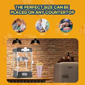 Macchina per Popcorn da Tavolo 480W, Capacità 1,5 Galloni, 3-in-1 con Paletta, Produce 1,5 Galloni per Ciclo - Product Image 4