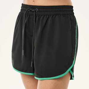 Shorts de sport respirants en maille pour femmes, taille élastique, anti-transparence, en spandex, grandes tailles - Product Image 4