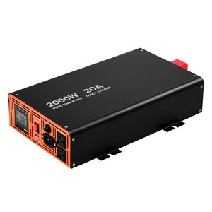 Inverter a Onda Pura da 2000W con Display LCD e Commutazione Automatica, Sistema di Backup a Batteria per Pompe Solari - Product Image 1