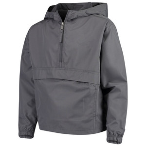 Veste imperméable à capuche pour homme, couleur unie, revêtement PU, fermeture éclair, vêtements décontractés pour l'extérieur, saison printemps, bleu clair - Product Image 4
