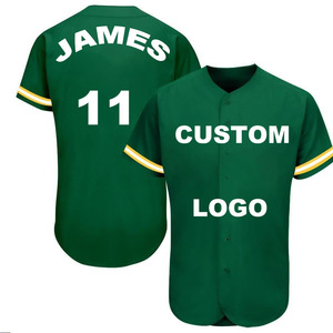 Camiseta de Béisbol Personalizada con Botones para Hombre y Mujer, Uniforme Deportivo Hipster Hip Hop con Serigrafía - Product Image 3