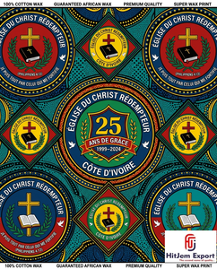 Customized African Wax Print Fabric Manufacturer for Church Anniversary Convention Celebration Fundraising Events - Product Image 6