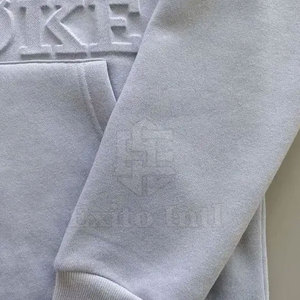 เสื้อฮู้ดดี้ผู้ชายปักโลโก้ตามสั่ง ผ้าฟลีซคอตตอน 100% สไตล์สตรีทแวร์ สำหรับผู้ใหญ่ ใส่ได้ในฤดูหนาว - Product Image 4