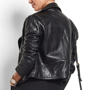 <b>New</b> Fashion Woman's Lightweight Waterproof Moto Jacket Quilted <b>New</b> <b>Skin</b> Leather Breathable Women Leather Jackets - Product Image 3