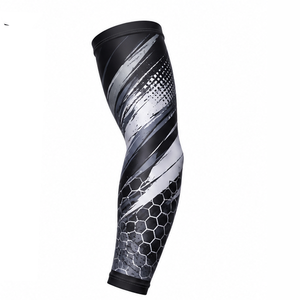 Men Custom <b>Compression</b> <b>Arm</b> <b>Sleeve</b> Athletic Sports Running Cycling Fitness Workout Breathable Stretch Training Support <b>arm</b> <b>Sleeve</b> - Product Image 6