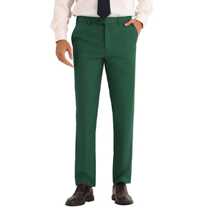 Pantalones Casuales de Verano para Hombre Active Squad, Personalizados, de Cintura Media, Rectos, Transpirables, de Tela de Lana Peinada, Antiarrugas, de Secado Rápido, con Forro Polar Grueso - Product Image 6