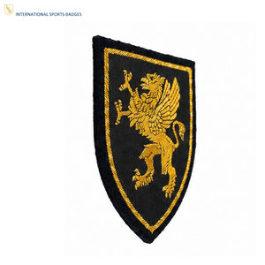 Épingles de sécurité élégantes brodées or pour uniformes, conception personnalisée, qualité supérieure, écologiques, faible MOQ, directement du fabricant, le meilleur - Product Image 3