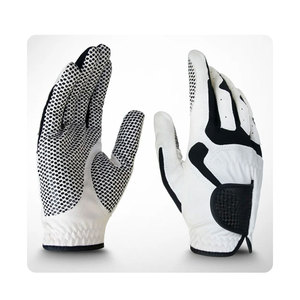 Right Hand Men's Golf Glove Micro Fiber Non slip White <b>Single</b> Pack Custom Design Top Quality Sports Wear Golf Gloves Oem - Product Image 5