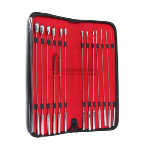 F.J. INTERNATIONAL Juego de Dilatadores Uretrales de Acero Inoxidable de Grado Alemán, 13 Piezas, Tipo Rosebud, 13 mm, Ortopédico, Manual, Ginecología - Product Image 1