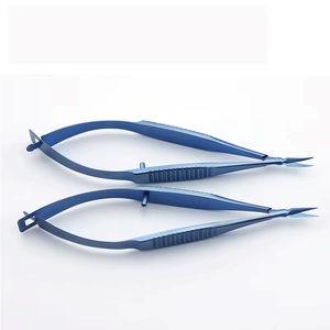 Tijeras Oftálmicas Venus de Acero Inoxidable, Instrumento de Corte Microcurvo y de Ángulo Recto para Cirugía Ocular Precisa - Product Image 3