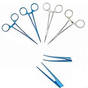 Meilleur produit : Set de pinces chirurgicales 16 cm en acier inoxydable, type moustiquaire, avec système de verrouillage à cliquet, pour utilisation en bloc opératoire - Product Image 1