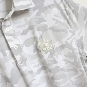 Camiseta Personalizable para Actividades al Aire Libre, Transpirable, de Secado Rápido, Color Gris Claro, Camuflaje, Cuello Camisero, Antiarrugas, Manga Corta - Product Image 5