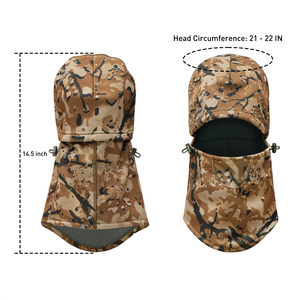 Cagoule camouflage haut de gamme, réglable, respirante, imperméable, pour activités de plein air, chasse, unisexe - Product Image 6