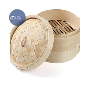 ตะกร้านึ่งอาหารไม้ไผ่ธรรมชาติแบบยั่งยืน ขายดี ราคาส่ง - Product Image 1