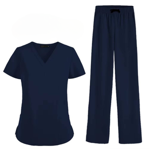 Vente en gros usine de blouses chirurgicales, tenues de travail et blouses de laboratoire unisexe en coton et polyester, avec détection d'aiguilles, pour hôpitaux, cliniques dentaires et cabinets médicaux - Product Image 2