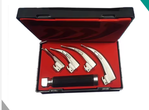<b>Electric</b> ENT Diagnostic Set Laryngoscope Handle <b>Kit</b> Stainless Steel Surgical Examination Instruments Case ISO13485 Certified - Product Image 2