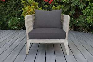 Tropical <b>Outdoor</b> <b>Sofa</b> Set with UV-Resistant PE <b>Rattan</b> and High-Density Foam Cushions for Villa Garden Use - Product Image 6
