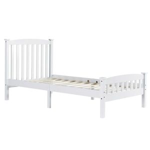 Letto singolo in legno bianco dal design verticale con codice di ricambio 47339832 - Product Image 1