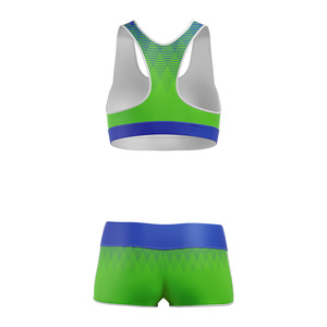 Conjunto Deportivo Personalizado para Mujer, Top y Shorts Sublimados con Aspecto Sin Costuras, Fabricante de Ropa Deportiva para Gimnasio, Entrenamiento, Yoga y Fitness - Product Image 6