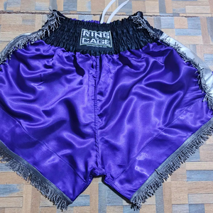 Pantalones cortos de Muay Thai con costuras de primera calidad, material ligero y cintura elástica. Servicio OEM. - Product Image 1