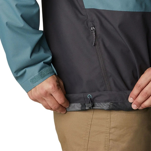 <b>Men's</b> Hooded Color Blocking Waterproof <b>Jacket</b> Regular Fit Polyester Outdoor Casual Autumn Wear - Product Image 5