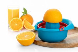 Aalok Lock It Manual <b>Orange</b> Juicer 0.5L Portable Plastic Hand <b>Press</b> Squeezer for Home & Office Pantry Green - Product Image 6