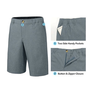 Shorts décontractés pour hommes les plus vendus – Style urbain, respirants, légers, taille élastique, motif uni, teinture unie - Product Image 4