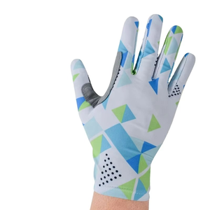Guantes de Ciclismo de Dedo Completo con Estampado Geométrico, Transpirables, de Spandex y Nailon, para Deportes de Verano, para Hombres y Adultos Unisex - Product Image 3