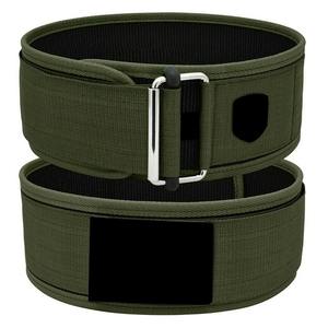 Cinturón de Soporte Lumbar Ajustable Verde Oliva, Transpirable, de Poliéster, con Cierre de Hebilla, para Entrenamiento de Fuerza y Levantamiento de Pesas, Unisex - Product Image 1