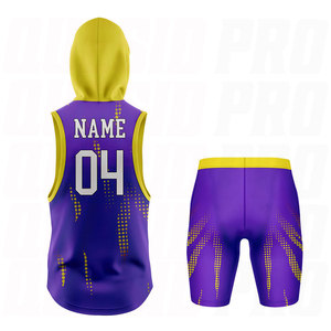 Ensemble de maillots de football américain à drapeau 7 contre 7 unisexe à capuche, personnalisable par sublimation, pour enfants et jeunes, pour l'entraînement et les matchs - Product Image 2