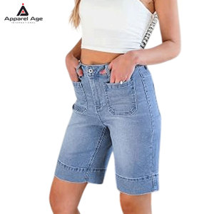 Shorts de Mezclilla de Alta Calidad, Shorts de Mezclilla con el Mejor Material, Shorts de Mezclilla con Diseño Personalizado para Mujer - Product Image 3