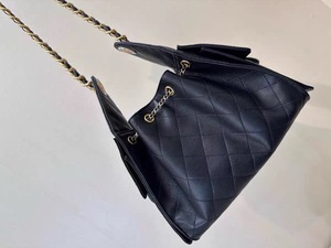Black Fashion Quilted Genuine Leather Vintage Embroidery Two Straps Shoulder Bag <b>Large</b> Capacity Tote <b>Purse</b> for Daily Travel - Product Image 1