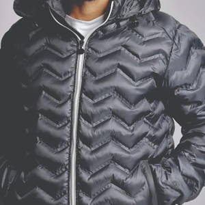 2024-25 Hot Selling Winter Warm Windproof Hooded Coat Shiny Puffer <b>Jacket</b> Outdoor Thick Down Puffer <b>Jacket</b> for Men's OEM - Product Image 5