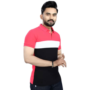 Camiseta de Manga Corta para Hombre al por Mayor, de la Mejor Calidad, Tejido de Punto Transpirable, Tallas Grandes, Diseño Personalizable, Poliéster/Algodón - Product Image 4