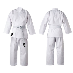 Uniforme de Karate Blanco para Adultos, 100% Algodón, Duradero, Corte Regular, Unisex, Conjunto de Ropa de Artes Marciales con Cinturón Incluido - Product Image 5