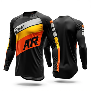 Jersey de Ciclismo de Manga Larga para Hombre, Transpirable, de Secado Rápido, Cortavientos, para Descenso, Motocross y Ciclismo de Montaña - Product Image 3