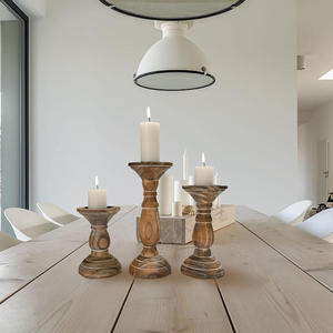 Bougeoir en bois d'usine directe du fournisseur en gros personnalisé bougeoir en bois de manguier fait à la main pour la décoration - Product Image 4