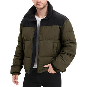 Chaleco Acolchado Transpirable con Capucha para Hombre, Chaqueta sin Mangas con Logotipo Personalizado, Ropa de Invierno Impermeable con Efecto Burbuja Brillante - Product Image 1