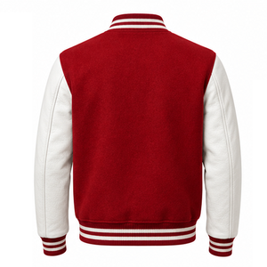 Blouson universitaire pour homme en laine, personnalisable, avec broderie de patchs, vêtements d'équipe, vente en gros, fabricant OEM ODM - Product Image 3