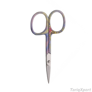 Compact Stainless Steel <b>Cuticle</b> <b>Scissors</b> Square Handle Sharp Lightweight Reusable Travel Nail Care Tool - Product Image 4